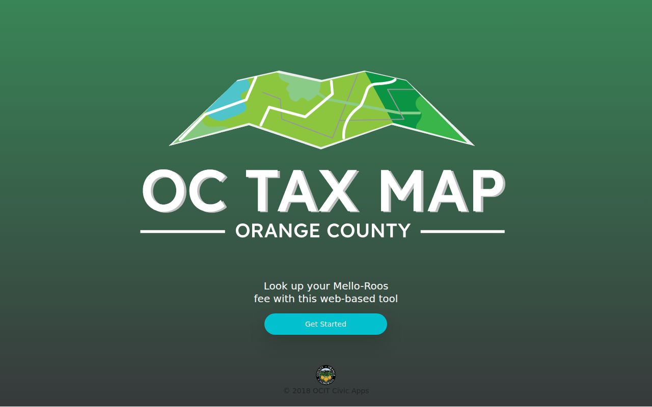 Orange people search parcel and tax map
